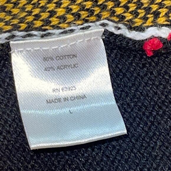 Keg Master Tipsy Snowman MERRY CHRISTMAS Light Up Ugly Christmas Sweater  Size L - Picture 4 of 4